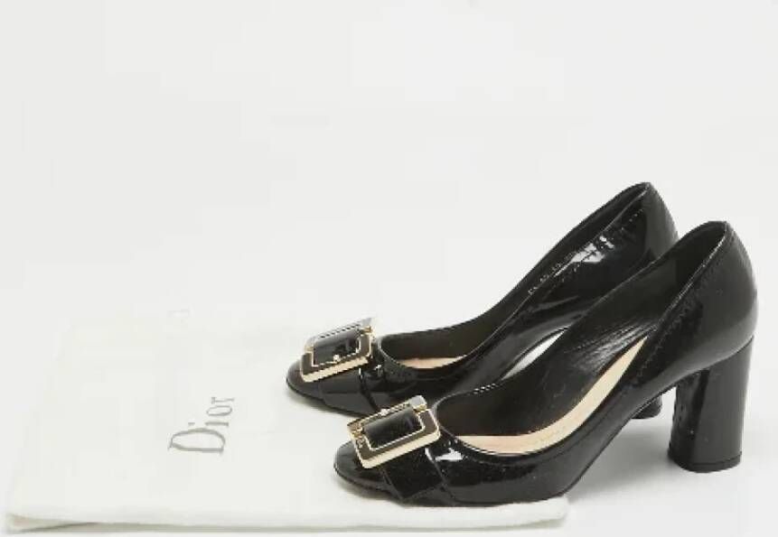 Dior Vintage Pre-owned Leather heels Black Dames