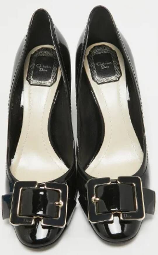 Dior Vintage Pre-owned Leather heels Black Dames