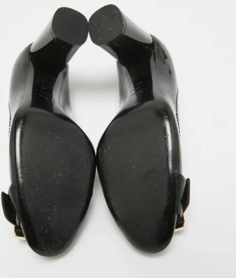 Dior Vintage Pre-owned Leather heels Black Dames