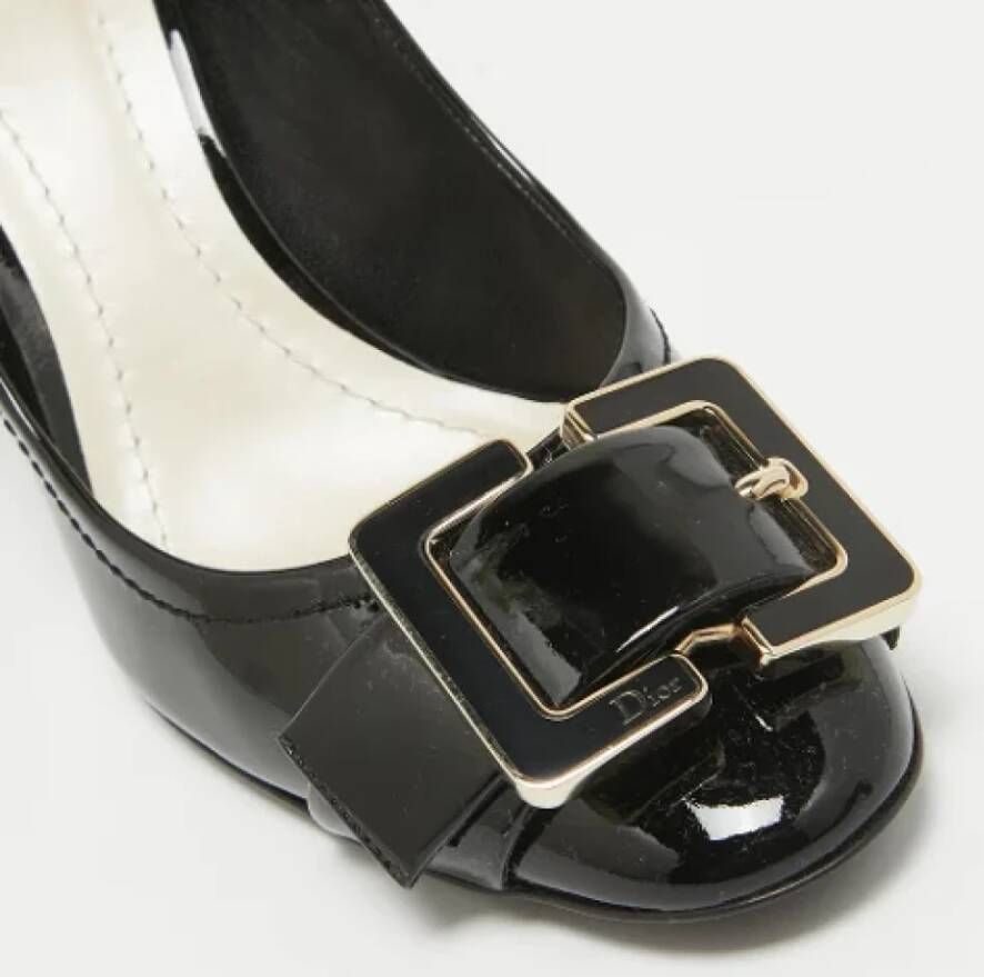 Dior Vintage Pre-owned Leather heels Black Dames