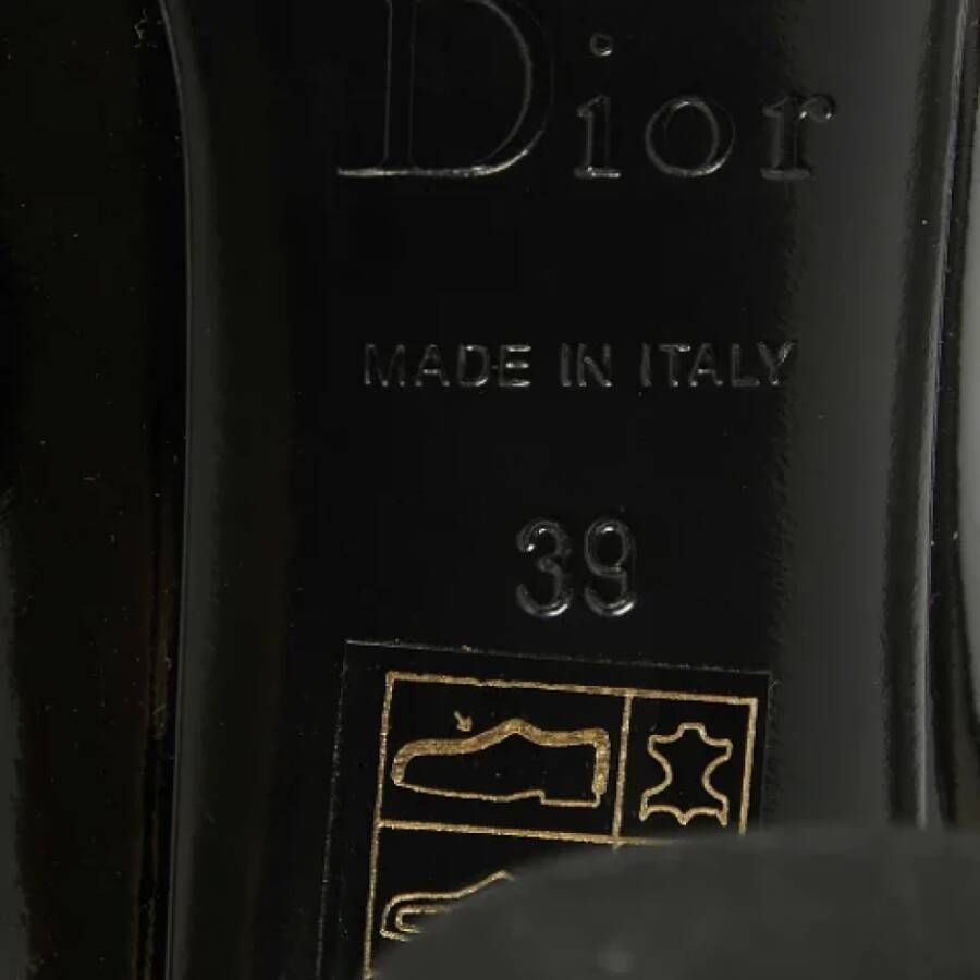 Dior Vintage Pre-owned Leather heels Black Dames