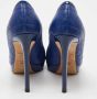Dior Vintage Pre-owned Leather heels Blue Dames - Thumbnail 5