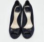 Dior Vintage Pre-owned Leather heels Blue Dames - Thumbnail 2