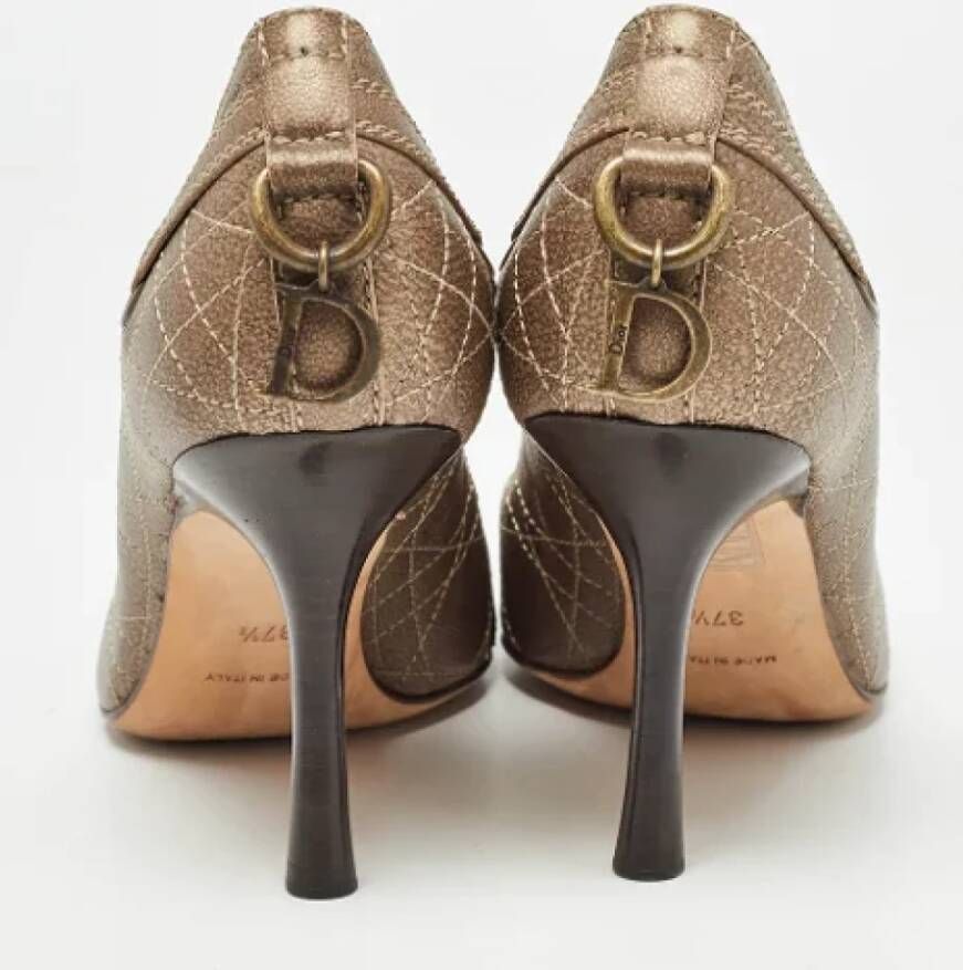 Dior Vintage Pre-owned Leather heels Brown Dames