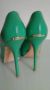 Dior Vintage Pre-owned Leather heels Green Dames - Thumbnail 3