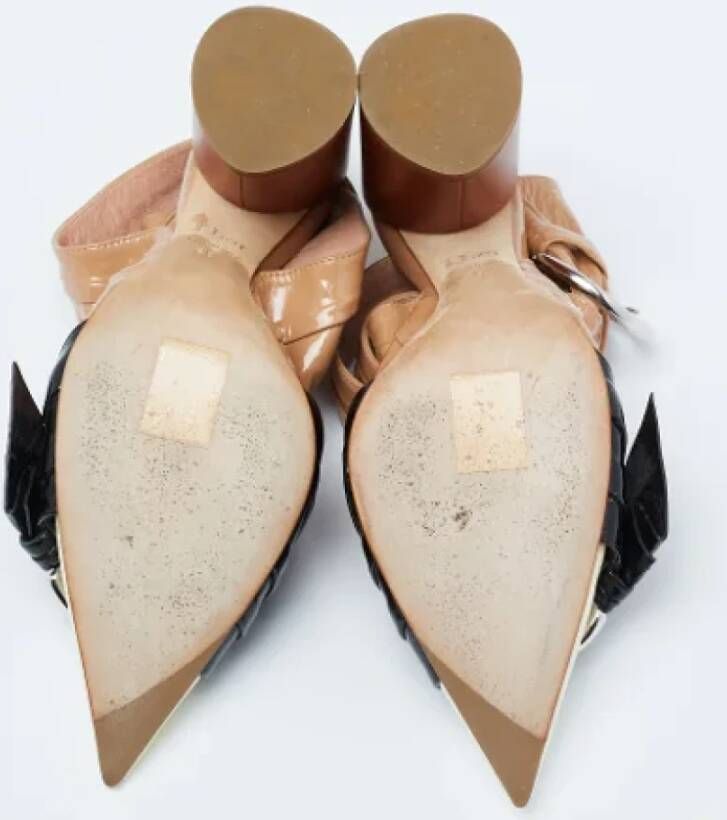 Dior Vintage Pre-owned Leather heels Multicolor Dames