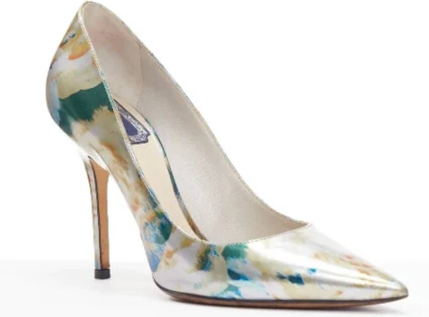 Dior Vintage Pre-owned Leather heels Multicolor Dames