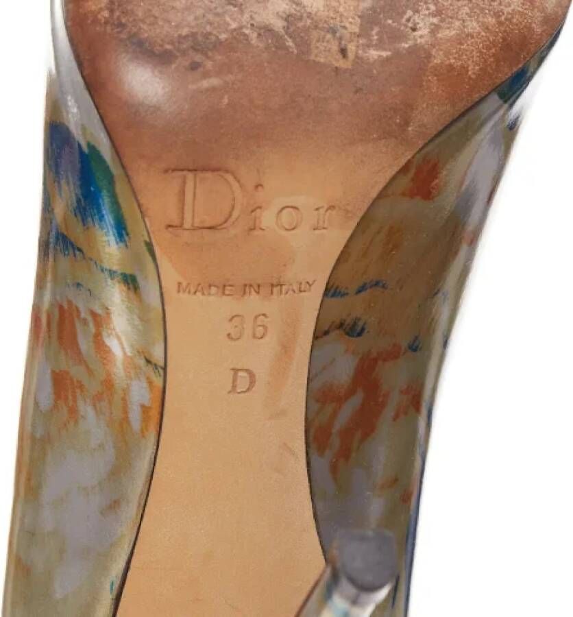 Dior Vintage Pre-owned Leather heels Multicolor Dames