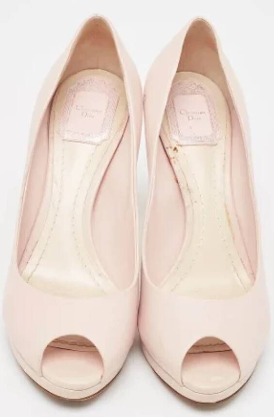 Dior Vintage Pre-owned Leather heels Pink Dames