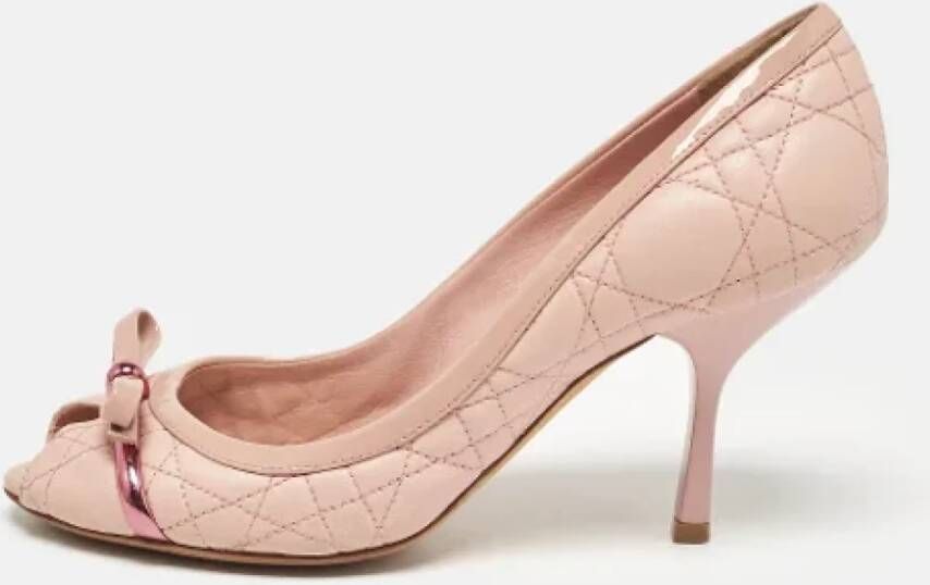 Dior Vintage Pre-owned Leather heels Pink Dames