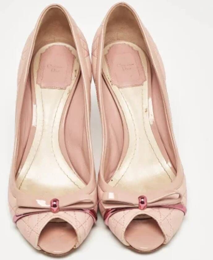 Dior Vintage Pre-owned Leather heels Pink Dames