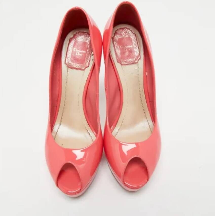 Dior Vintage Pre-owned Leather heels Pink Dames