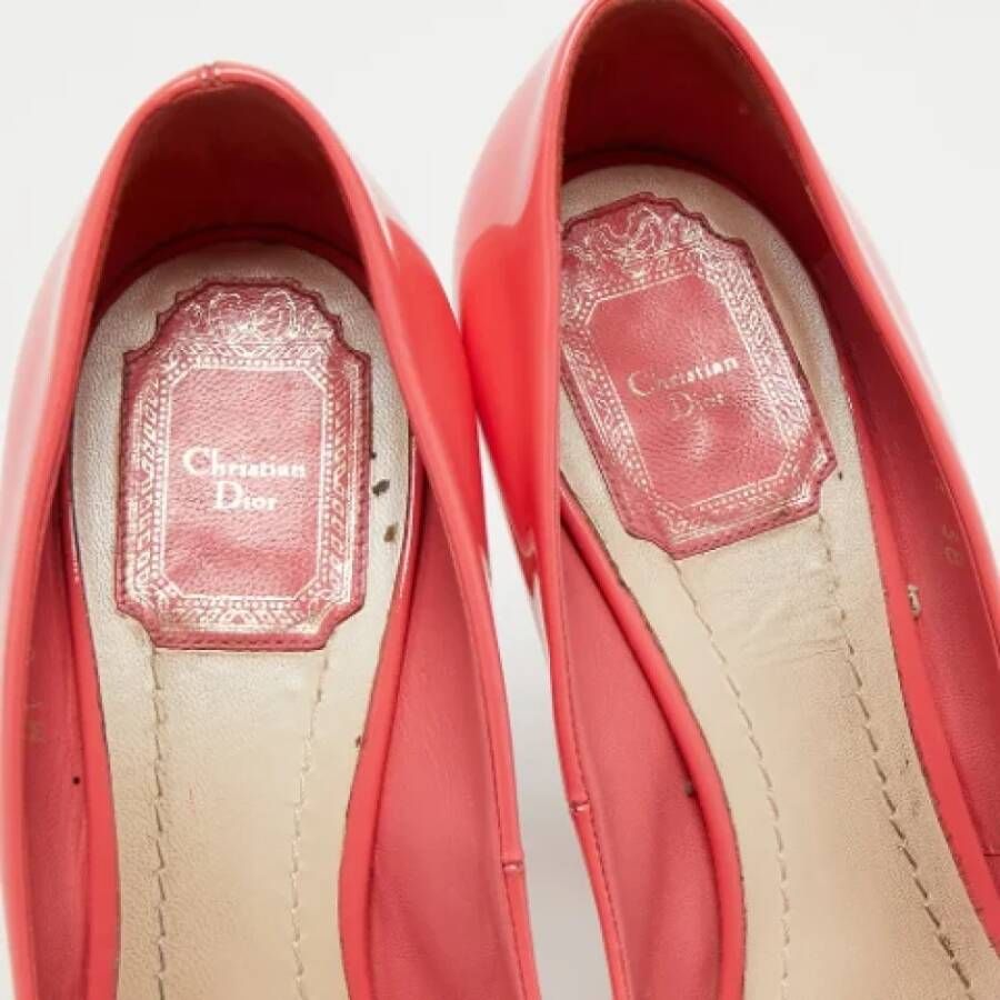 Dior Vintage Pre-owned Leather heels Pink Dames