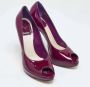 Dior Vintage Pre-owned Leather heels Purple Dames - Thumbnail 4