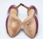Dior Vintage Pre-owned Leather heels Purple Dames - Thumbnail 6