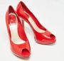 Dior Vintage Pre-owned Leather heels Red Dames - Thumbnail 4