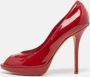 Dior Vintage Pre-owned Leather heels Red Dames - Thumbnail 2