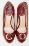 Dior Vintage Pre-owned Leather heels Red Dames - Thumbnail 3