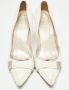 Dior Vintage Pre-owned Leather heels White Dames - Thumbnail 3