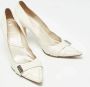 Dior Vintage Pre-owned Leather heels White Dames - Thumbnail 4