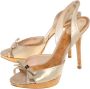 Dior Vintage Pre-owned Leather sandals Beige Dames - Thumbnail 3