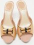 Dior Vintage Pre-owned Leather sandals Beige Dames - Thumbnail 2