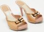 Dior Vintage Pre-owned Leather sandals Beige Dames - Thumbnail 3