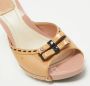 Dior Vintage Pre-owned Leather sandals Beige Dames - Thumbnail 6