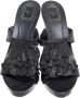 Dior Vintage Pre-owned Leather sandals Black Dames - Thumbnail 2
