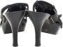 Dior Vintage Pre-owned Leather sandals Black Dames - Thumbnail 4