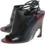 Dior Vintage Pre-owned Leather sandals Black Dames - Thumbnail 3