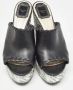 Dior Vintage Pre-owned Leather sandals Black Dames - Thumbnail 3