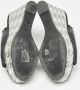 Dior Vintage Pre-owned Leather sandals Black Dames - Thumbnail 6