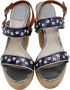 Dior Vintage Pre-owned Leather sandals Blue Dames - Thumbnail 2