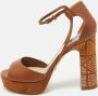 Dior Vintage Pre-owned Leather sandals Brown Dames - Thumbnail 2