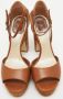 Dior Vintage Pre-owned Leather sandals Brown Dames - Thumbnail 3