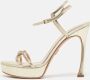 Dior Vintage Pre-owned Leather sandals Gray Dames - Thumbnail 2