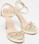 Dior Vintage Pre-owned Leather sandals Gray Dames - Thumbnail 4