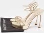 Dior Vintage Pre-owned Leather sandals Gray Dames - Thumbnail 9