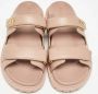 Dior Vintage Pre-owned Leather sandals Pink Dames - Thumbnail 3
