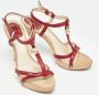 Dior Vintage Pre-owned Leather sandals Red Dames - Thumbnail 4