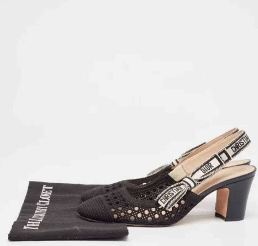 Dior Vintage Pre-owned Mesh heels Black Dames