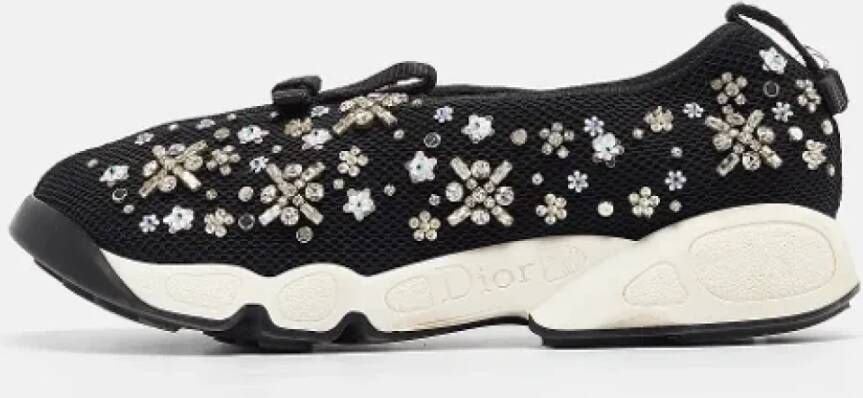 Dior Vintage Pre-owned Mesh sneakers Black Dames