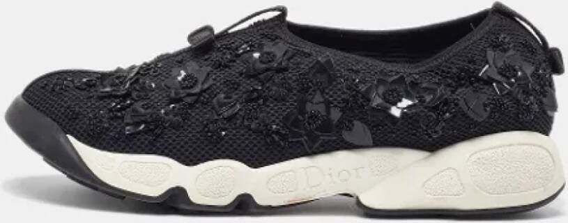 Dior Vintage Pre-owned Mesh sneakers Black Dames