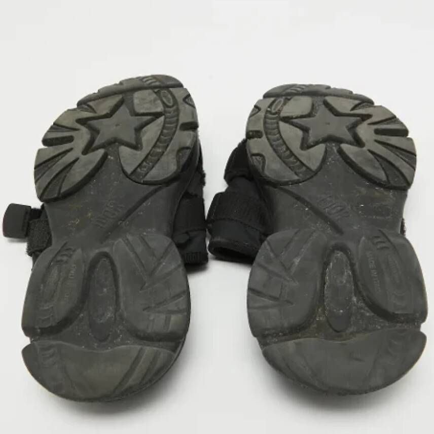 Dior Vintage Pre-owned Nylon sandals Black Dames