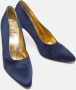 Dior Vintage Pre-owned Satin heels Blue Dames - Thumbnail 4