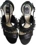 Dior Vintage Pre-owned Satin sandals Black Dames - Thumbnail 5