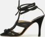 Dior Vintage Pre-owned Satin sandals Black Dames - Thumbnail 2