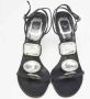 Dior Vintage Pre-owned Satin sandals Black Dames - Thumbnail 2