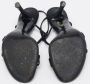 Dior Vintage Pre-owned Satin sandals Black Dames - Thumbnail 6